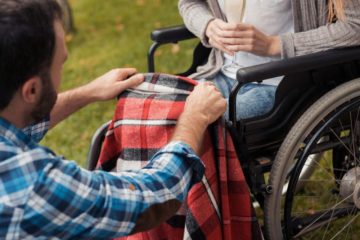 Rollstuhl Wickeldecke für Senioren