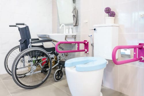 Toilettenstützgriffe für Senioren und Rollstuhlfahrer