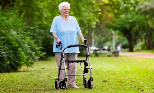 XL-Rollator für Übergewichtige