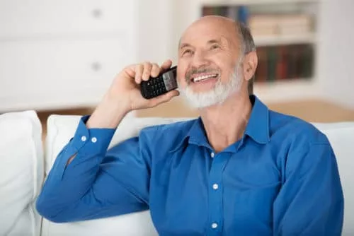 Telefon mit Fototaste für Senioren